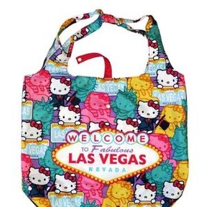 Hello Kitty Colorful Las Vegas Foldable Tote